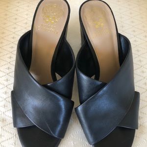 Vince Camuto Criss Cross Slides